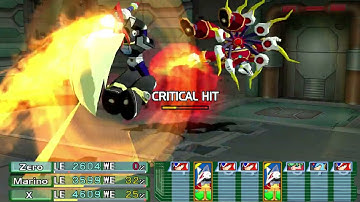 Megaman X Command Mission - 1 Turn 14 Hit Zero Combo on Ninetails