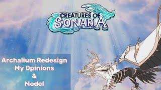 😇ARCHALIUM! Creatures of Sonaria Another Dev creature!!! =D 