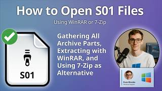 How to Open S01 Files (WinRAR Split Archive Part 2)