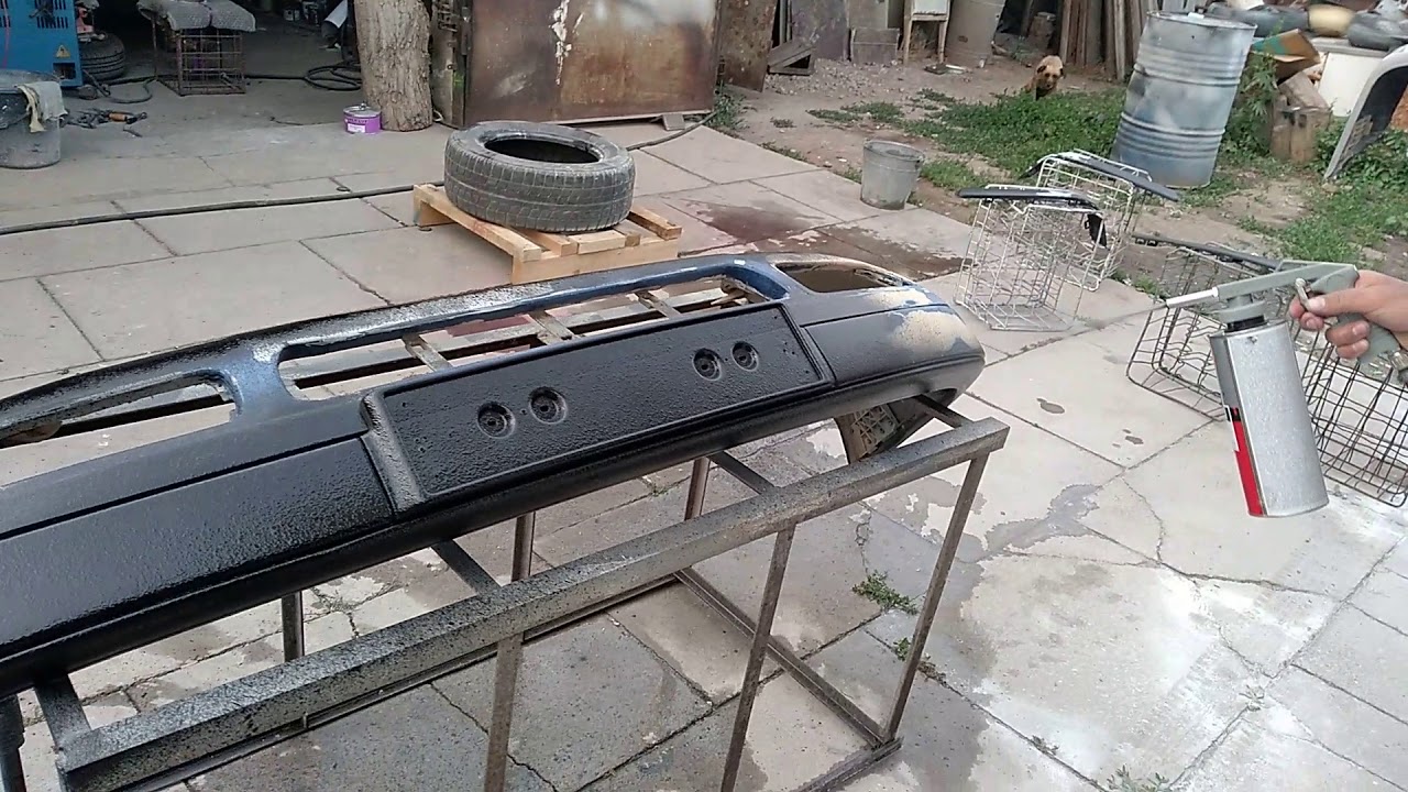 Чем покрасить бампер на уаз - фото