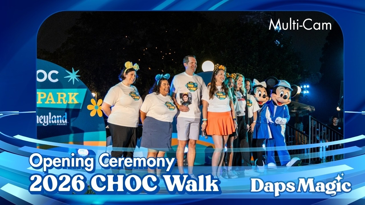 2026 CHOC Walk in the Park Opening Ceremony | Disneyland Resort 4K (Multi-Cam) 👟🏰🎈