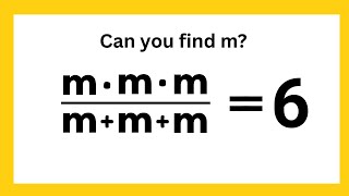 Most Students Struggle With This Exponential Equation | Can You Find M?