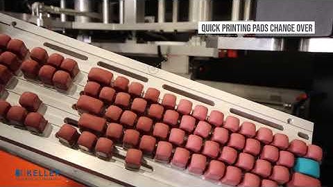 Pad printing and screen printing - machine for printing on computer keyboards - KELLER