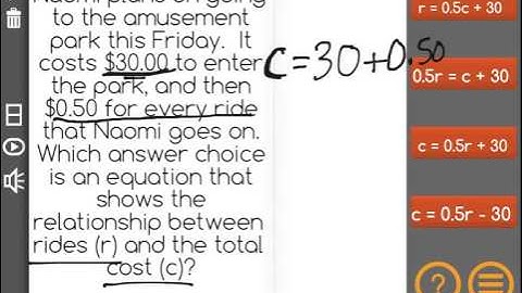 [6.EE.9-1.0] Multiple Variables - Common Core Standard