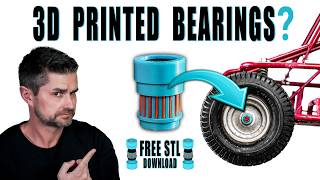 We 3D Printed FILAMENT BEARINGS for a Go-Kart. Will it work?