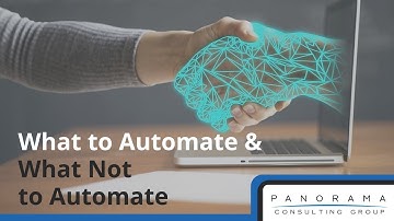 What to Automate and What Not to Automate
