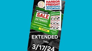 Coupons for the Extended Parking Lot Sale at Harbor Freight by Dale Lucid 208 views 2 months ago 4 minutes, 19 seconds