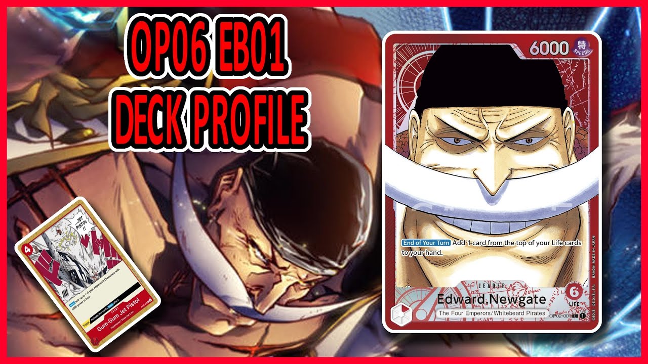OP06 +Deck EB01 - RED WHITEBEARD Profile - One Piece Card Game - Wings ...