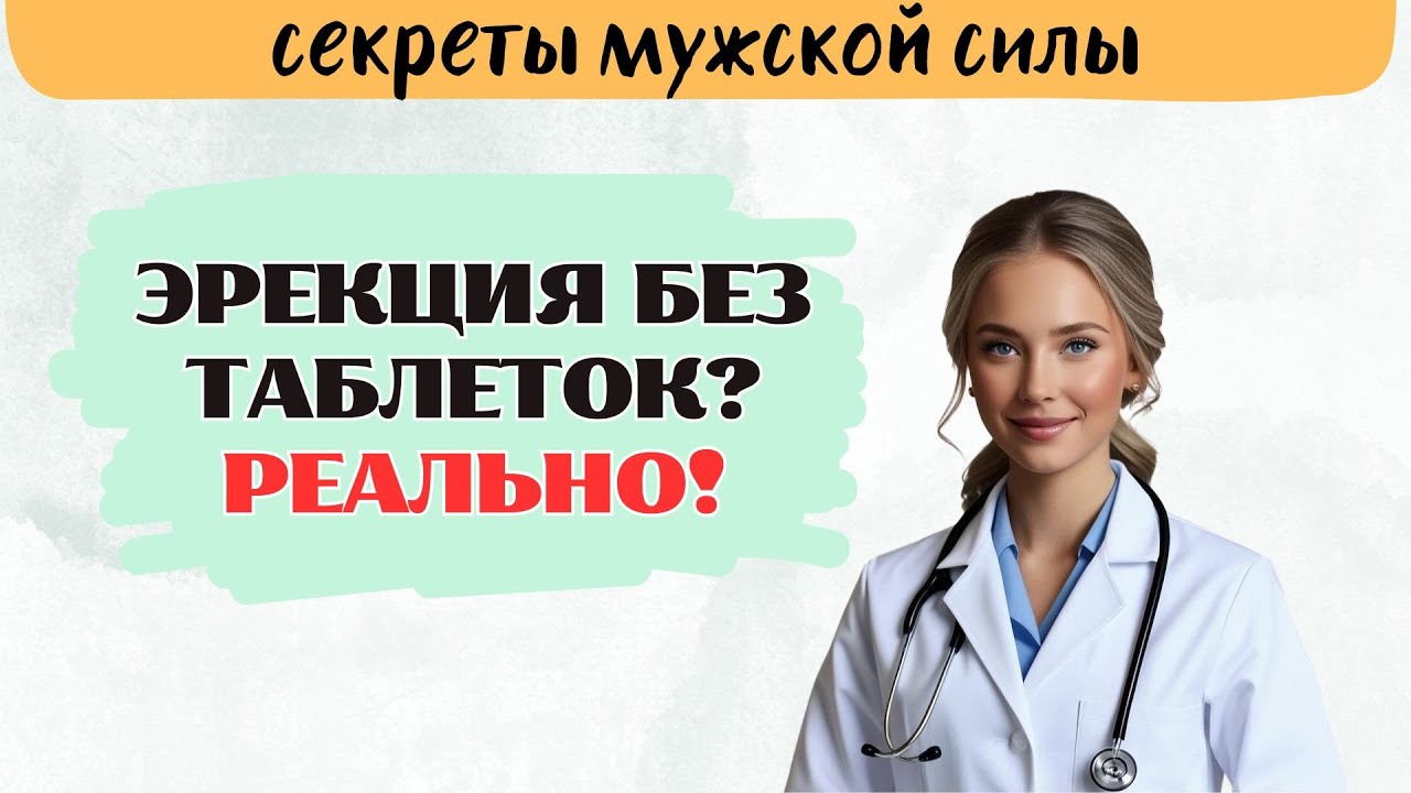 Секреты мужской силы: как улучшить эрекцию без лекарств.