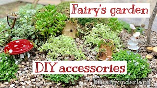 How to make Fairy’s Garden ❣DIY accessories ❣5 easy ideas