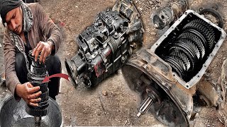 hino Truck Gearbox Gerari Changing Process | How To Repair GearBox Gerari |hino Truck