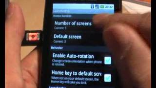 LauncherPro beta Home-Replacement on Motorola Milestone 2.1 screenshot 5