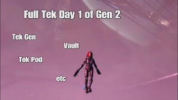 Getting Tek Day 1 from Gen 2 drops - Ark Official Small Tribes - Solo Series