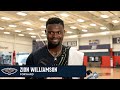 Zion Williamson on staying healthy, chemistry with Dejounte Murray | Pelicans Practice 1/30/25