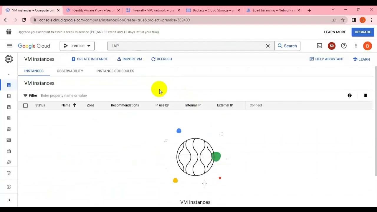 Stateful managed instance using load balancer apache mysql in gcp