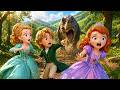 Sofia : MAGIC Book TRAP! Enters a Dino World…Then Faces a WILD Chase 😱🦖✨ | Sofia the First Animation