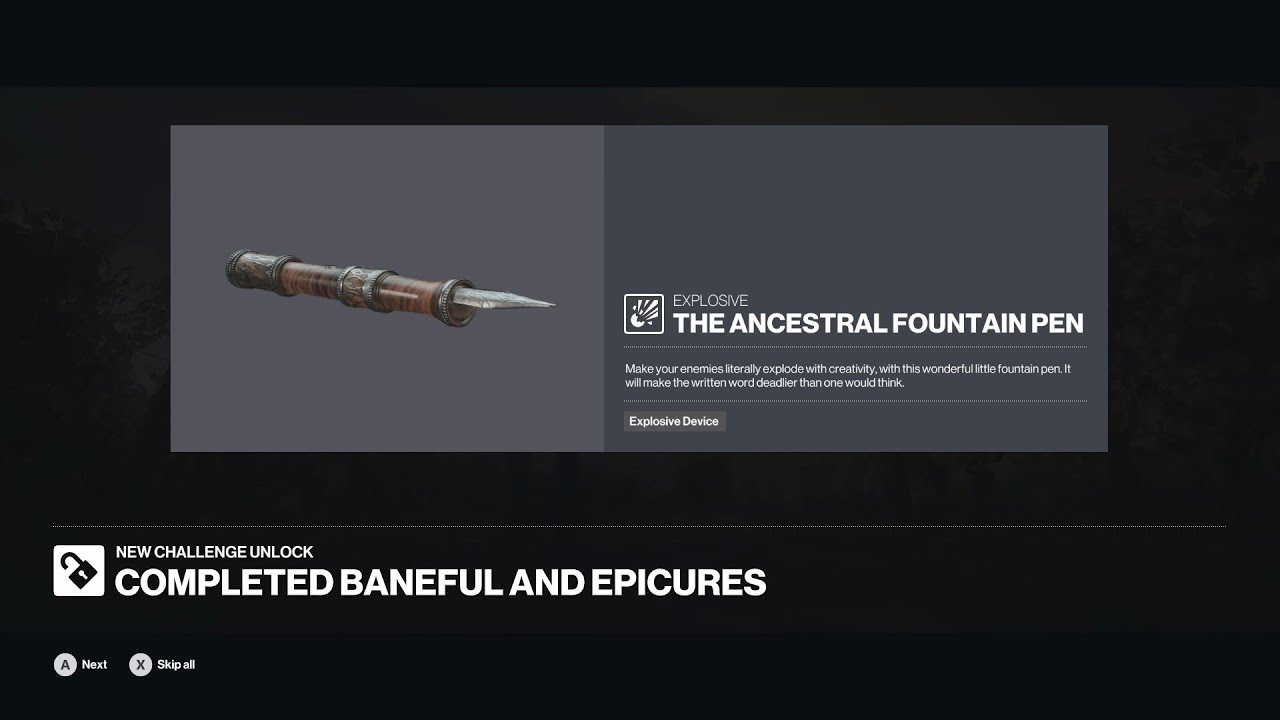 Hitman 3 Epicures Arcade speed Guide Unlock Ancestral Fountain pen