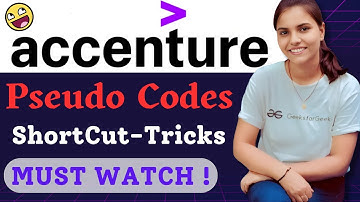 Accenture Pseudo Codes ShortCut Tricks | How to solve Pseudo Codes Faster #accenture_pseudocodes