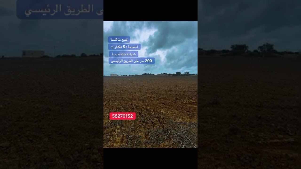 Opportunit&eacute; agricole : 5 hectares &agrave; Takelssa