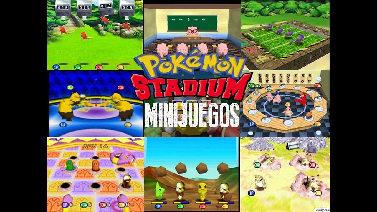 Pokemon Stadium Mini juegos... D YouTube Pokemon Stadium Mini juegos... D YouTube