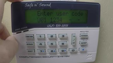 User code change on Napco Gemini LCD Keypad - How To