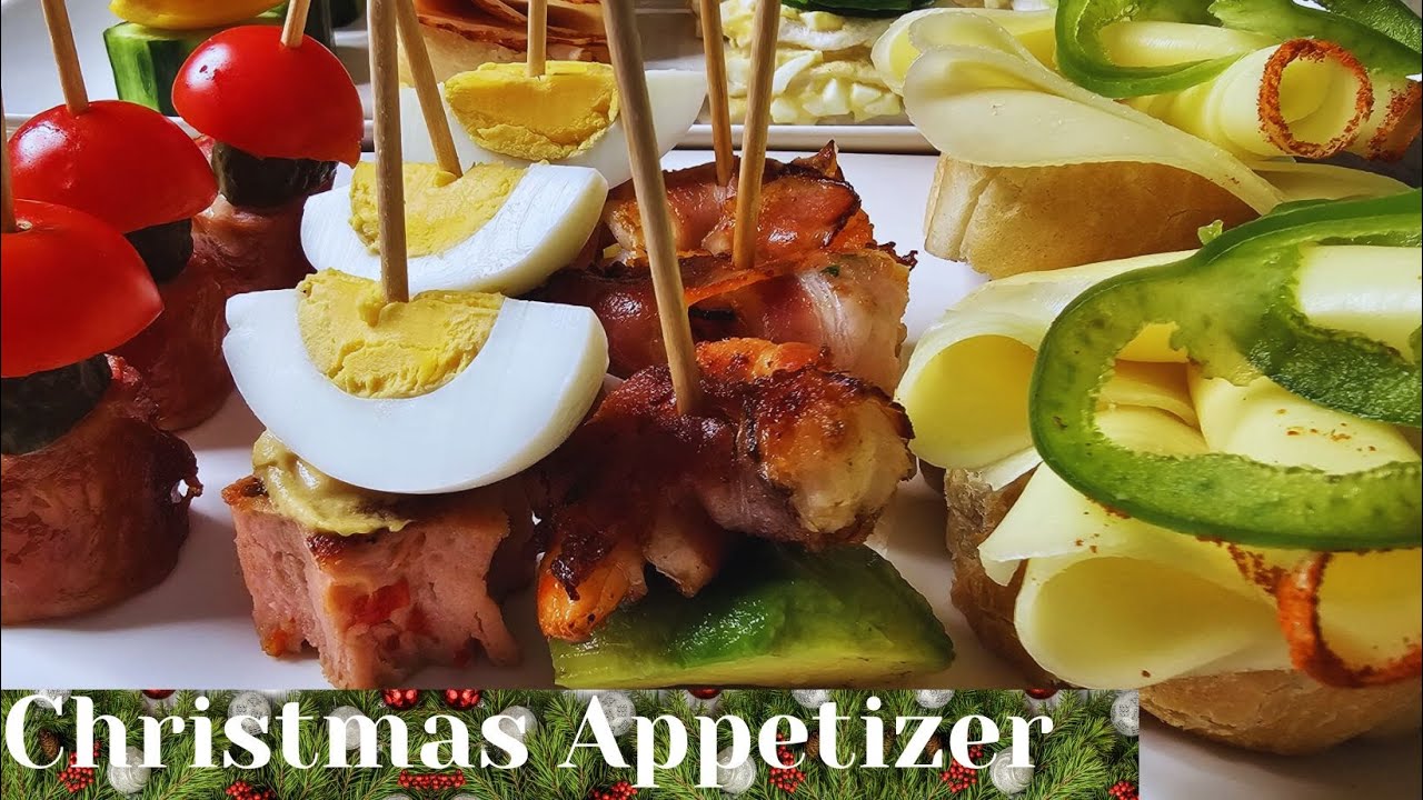 How To Make Simple Christmas Appetizer Simple Finger Food Appetizer YouTube