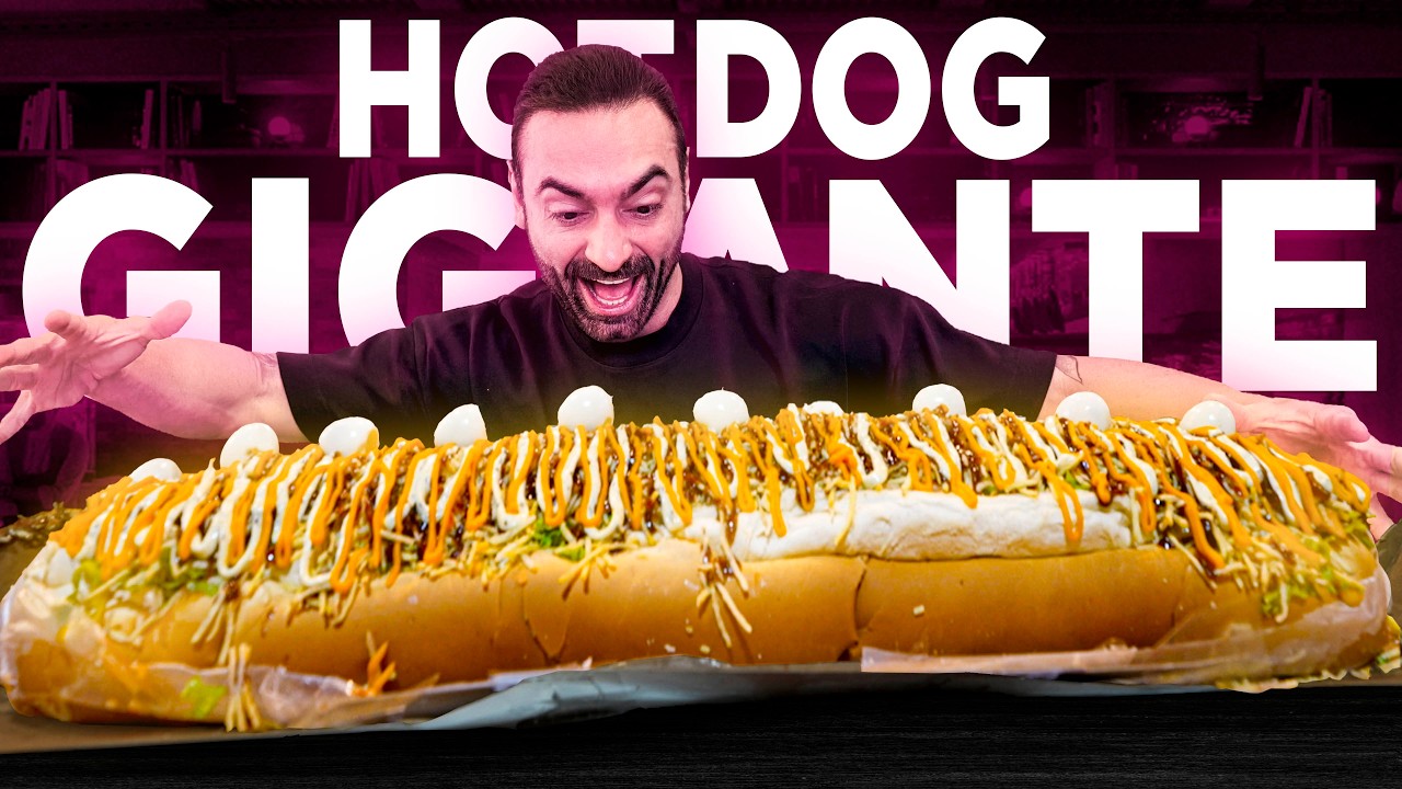 o MAIOR hot-dog de MINAS GERAIS!! 6KG!!!