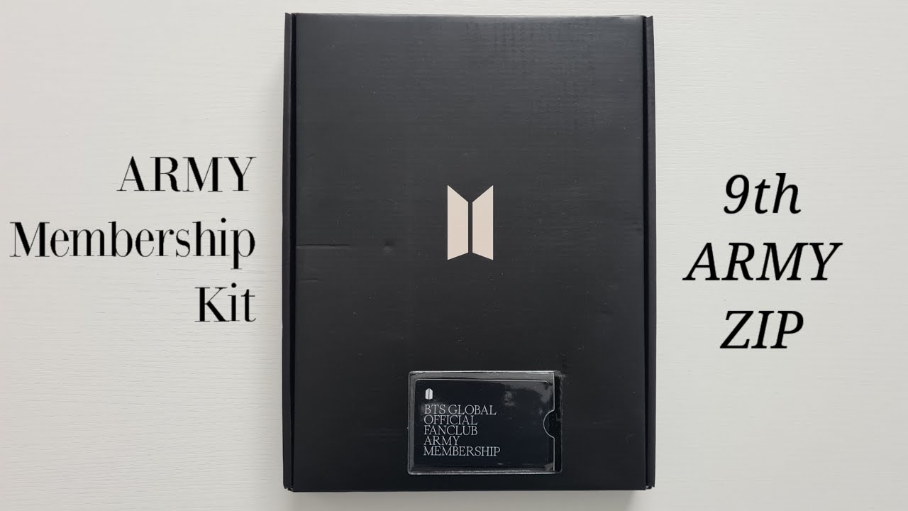 BTS 9th ARMY Membership Kit (ARMY ZIP 2022)