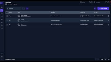 Caddayn Biller | Tutorial | Add Supplier | Version 1
