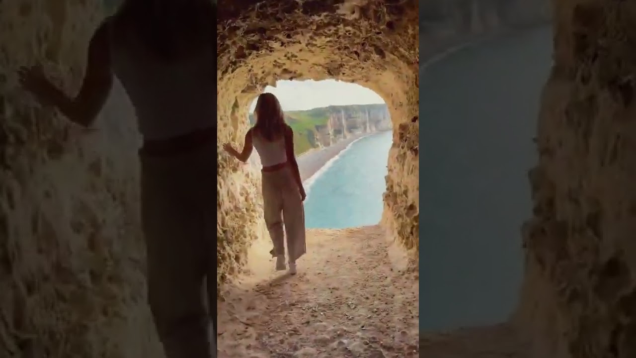 Standing at 70 meters (230 feet). 📽 @coordinotes 📍 Étretat, France