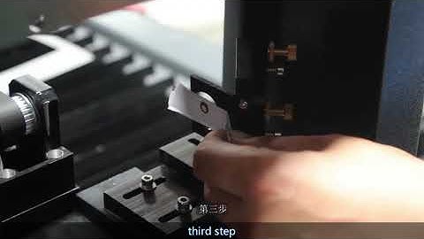 Co2 laser cutting machine optical path adjustment video