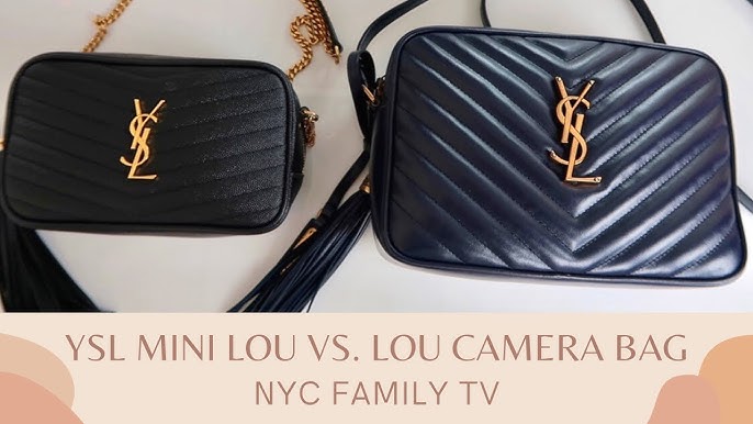 Saint Laurent Lou Camera Bag with Back Pocket Unboxing, Bag Organizer