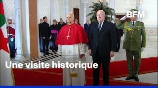 Le Pape Est Aux Côtés Du Président Algérien Abdelmadjid Tebboune