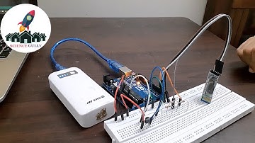 Smartphone based temp sensing using Bluetooth module HC05