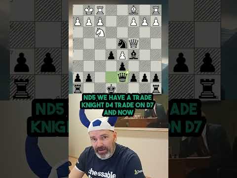 An example of ANASTASIA's MATE, a recurring Checkmate Pattern  #chess #chessshorts