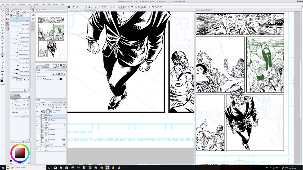 Inking Sample - YouTube