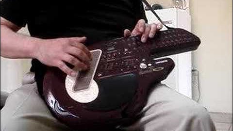 Qchord Strum Plate Keytar demo