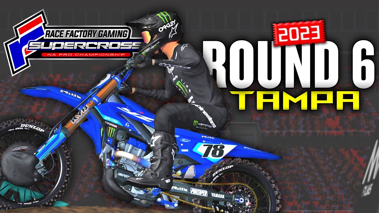 MX Simulator - 2023 MotoOption SX Rd. 6 - Tampa - YouTube