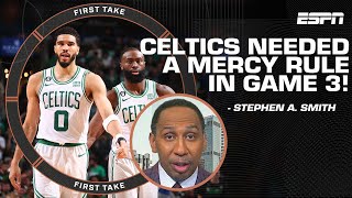 The Celtics needed a MERCY RULE in Game 3! 🗣️ - Stephen A. | First Take screenshot 4