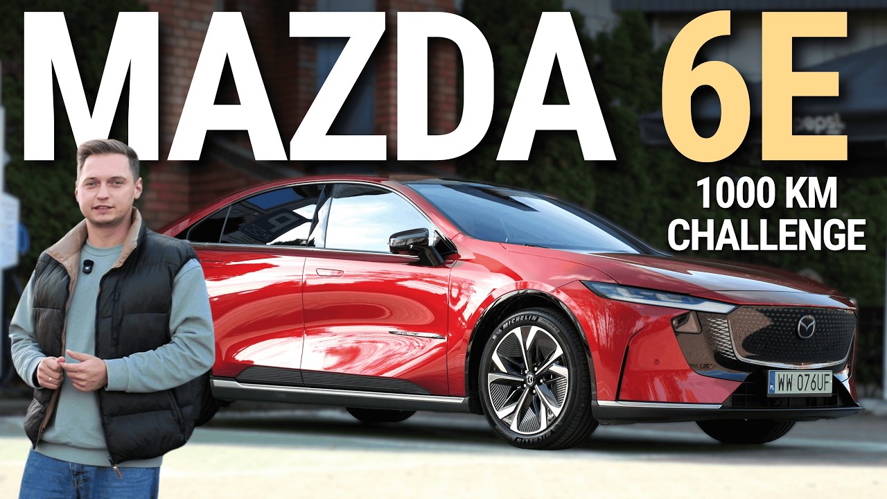 Przejechałem 1000 km nową Mazdą 6e... CZY TO AUTO NADAJE SIĘ NA TRASĘ? 🤔