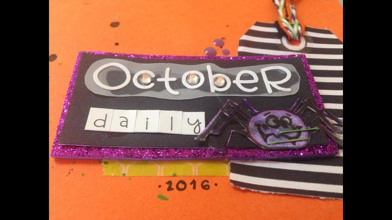 EH: dia 17 y 18 -October Daily- scrapbook paper