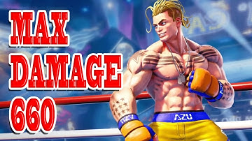 SFV Luke VT2 660 !!!! MAX DAMAGE !!!