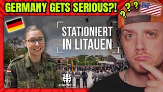 What's the German Military doing in Lithuania? 🇩🇪🤝 🇱🇹 (American Reacts)