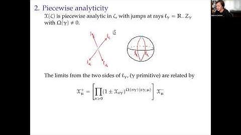 Andy Neitzke, "BPS states, Riemann-Hilbert problems and topological field theories" (1/2)