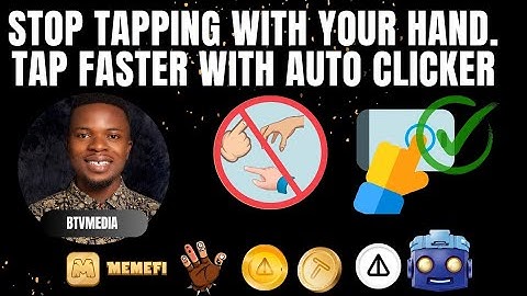 STOP TAPPING WITH YOUR HANDS. START USING AUTO CLICKER | #autoclicker #autoclick #memefi #tapswap