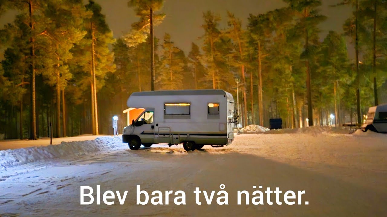 Det blev bara två nätter. Något knas med bodelsbatterierna.