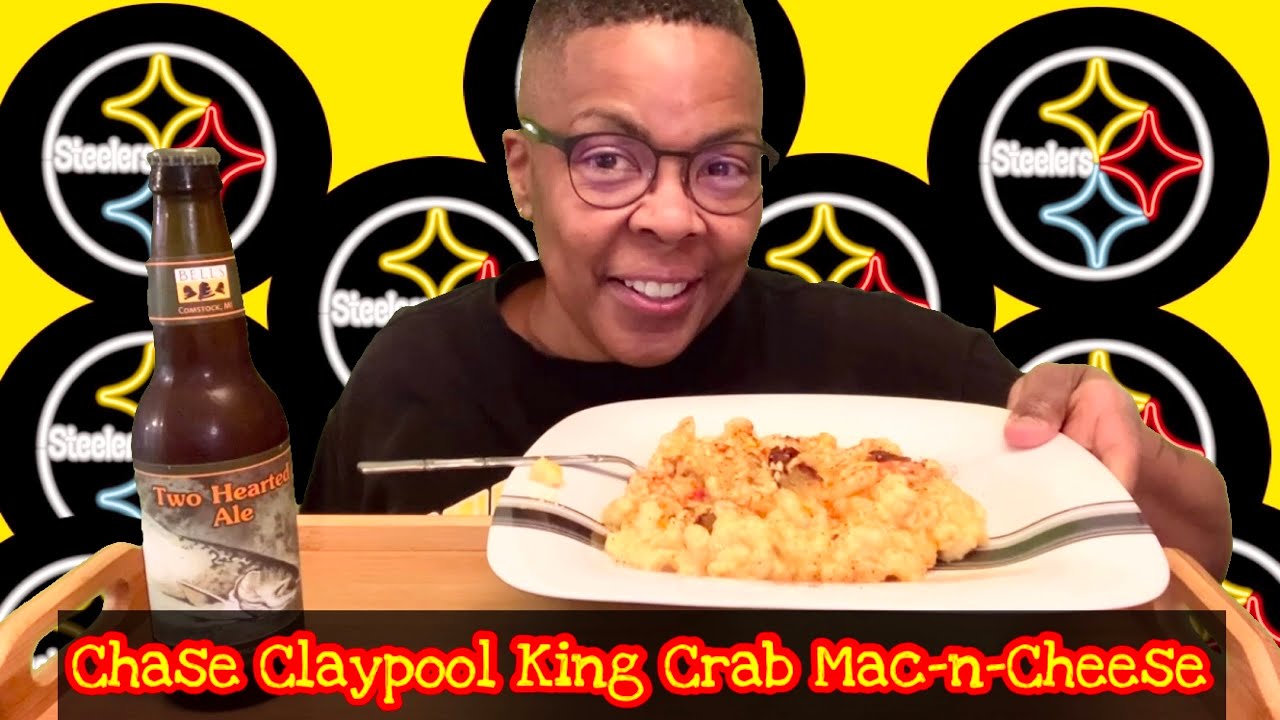 Pittsburgh Steelers Chase Claypool King Crab MacnCheese (Crab cake Topping) Steelers 27 Jax 3