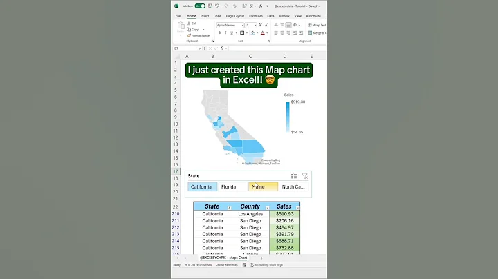 👉 how to create a dynamic map chart in excel