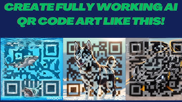 Create Fully Working AI QR Code Art Like This!