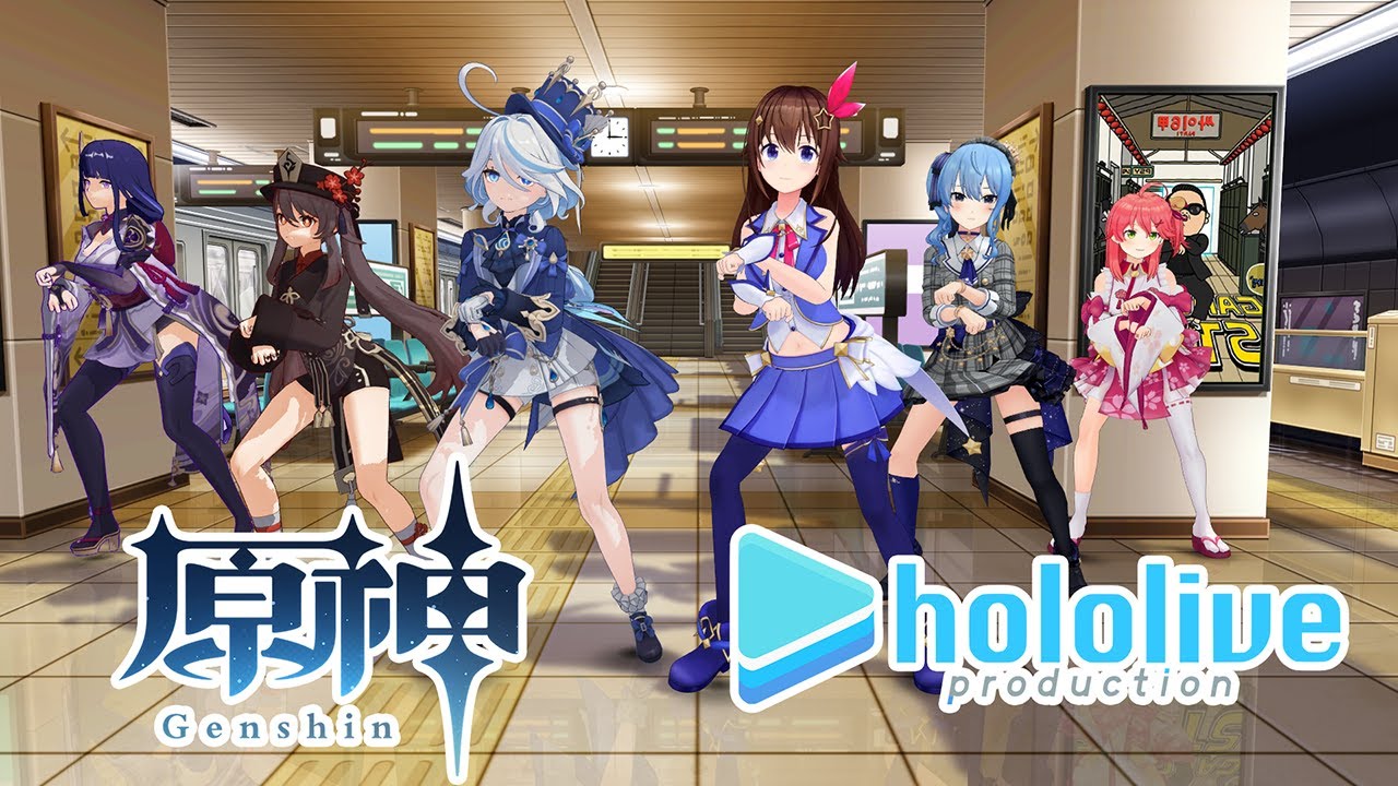 【ホロライブ】【原神】PSY - GANGNAM STYLE(강남스타일)  カンナムスタイル 【しぐれうい】【キズナアイ】